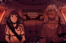 The Shadows That Run Alongside Our Car